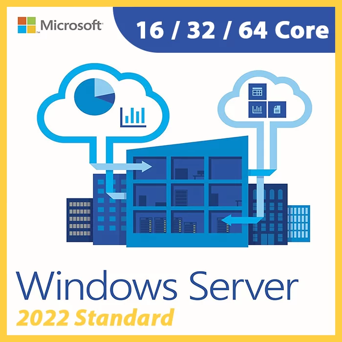 Windows Server 2022 Standard (16 Core / 32 Core / 64 core)