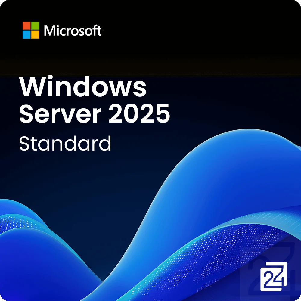 Windows Server 2025 Standard Edition 24-core OEM license